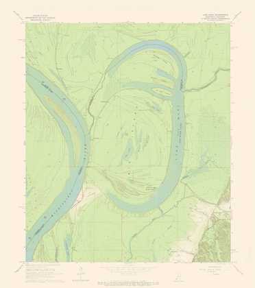 Picture of LAKE MARY MISSISSSIPPI QUAD - USGS 1965