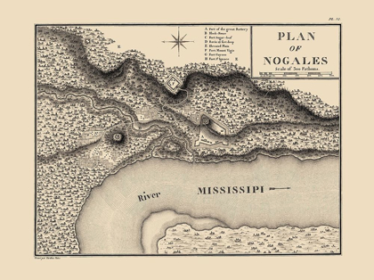 Picture of NOGALES MISSISSIPPI - COLLOT 1796