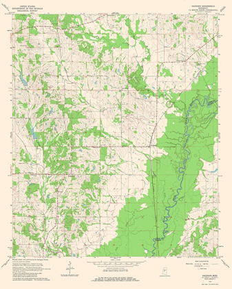 Picture of VAUGHAN MISSISSIPPI QUAD - USGS 1964