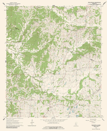 Picture of ZEIGLERVILLE MISSISSIPPI QUAD - USGS 1964