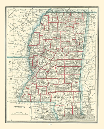 Picture of MISSISSIPPI - RATHBUN 1893