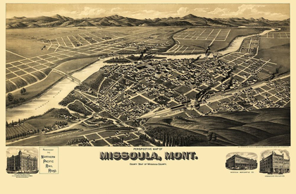 Picture of MISSOULA MONTANA - AMERICAN PUB CO 1891