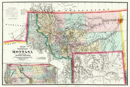 Picture of MONTANA TERRITORY - DELACY 1872