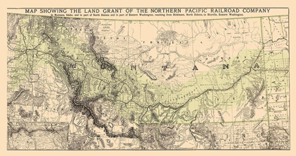 Picture of MONTANA NORTHERN PACIFIC RR LAND GRANT - 1890