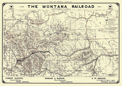 Picture of MONTANA RAILROAD - POLLEY 1899