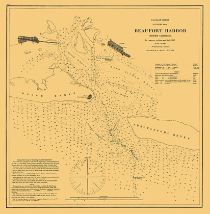 Picture of BEAUFORT HARBOR - KREBS 1864