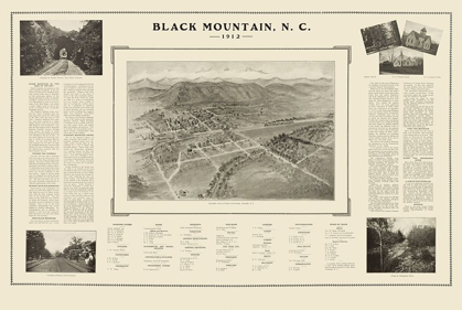 Picture of BLACK MOUNTAIN NORTH CAROLINA - FOWLER 1912