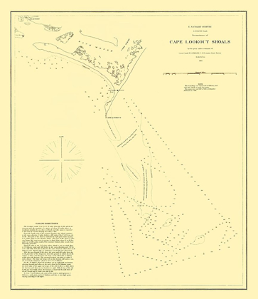 Picture of CAPE LOOKOUT SHOALS - USCS 1864