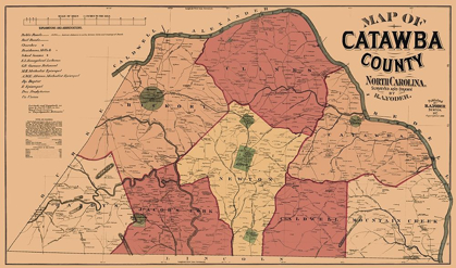 Picture of CATAWBA NORTH CAROLINA - YODER 1886