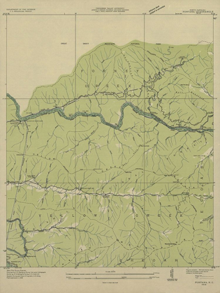 Picture of FONTANA NORTH CAROLINA QUAD - USGS 1935