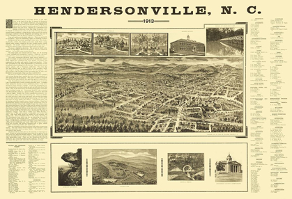 Picture of HENDERSONVILLE NORTH CAROLINA - FOWLER 1913
