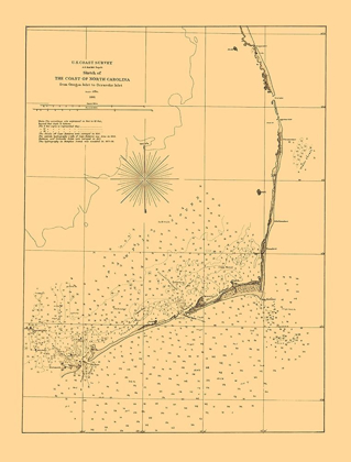 Picture of OREGON INLET TO OCRACOKE INLET - USCS 1861