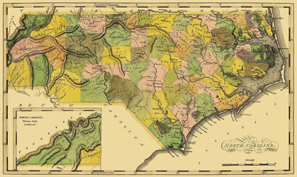 Picture of NORTH CAROLINA - LEWIS 1814