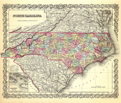Picture of NORTH CAROLINA - COLTON 1856