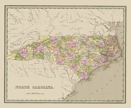 Picture of NORTH CAROLINA - GOODRICH 1841