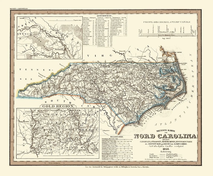 Picture of NORTH CAROLINA - MEYER 1845