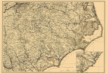 Picture of NORTH CAROLINA - LINDENKOHL 1865