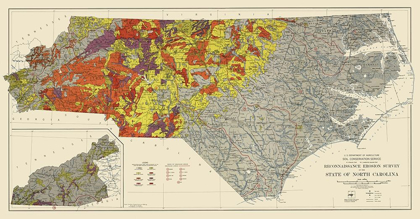 Picture of NORTH CAROLINA EROSION SURVEY - USDA 1935