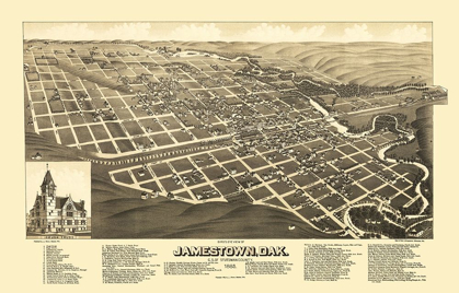 Picture of JAMESTOWN NORTH DAKOTA - STONER 1883