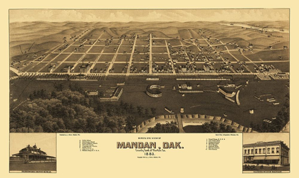 Picture of MANDAN NORTH DAKOTA - STONER 1883