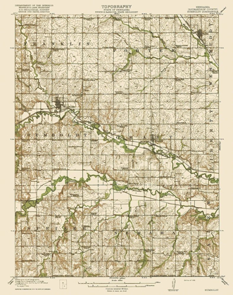 Picture of HUMBOLT NEBRASKA QUAD - USGS 1916