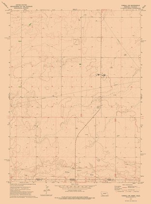 Picture of SOUTH WEST KIMBALL NEBRASKA QUAD - USGS 1972
