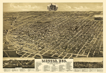 Picture of LINCOLN NEBRASKA - AMERICAN PUB CO 1889