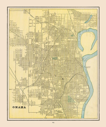 Picture of OMAHA  NEBRASKA - CRAM 1892