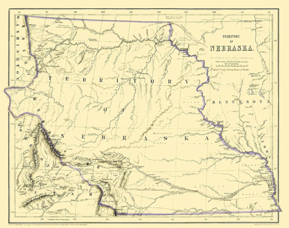Picture of NEBRASKA TERRITORY - ROGERS 1857