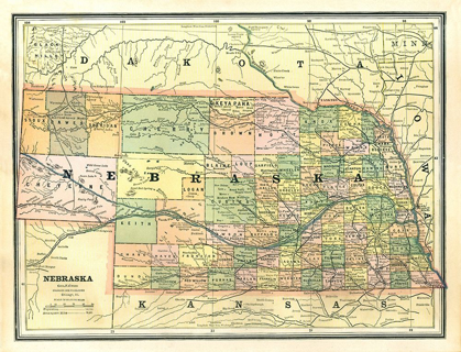 Picture of NEBRASKA - CRAM 1886
