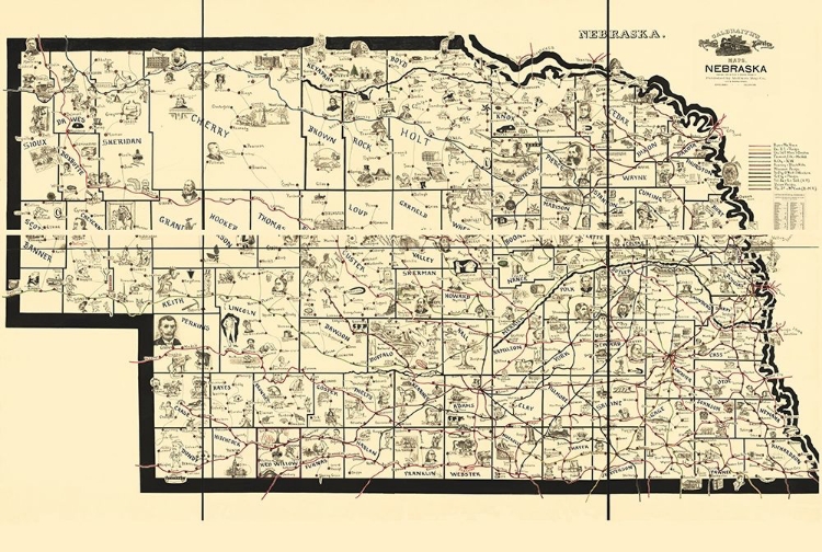 Picture of TRANSPORTATION ROUTES - MCEWEN 1897