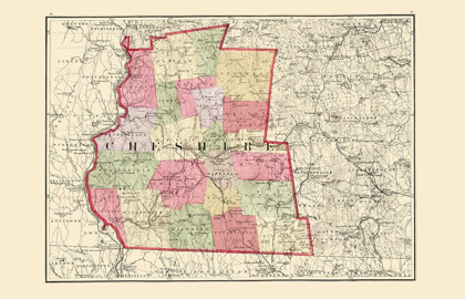 Picture of CHESHIRE NEW HAMPSHIRE - WALLING 1877