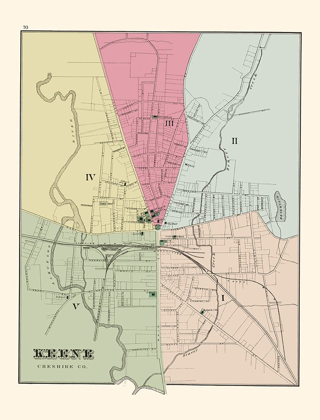 Picture of KEENE NEW HAMPSHIRE - HITCHCOCK 1877