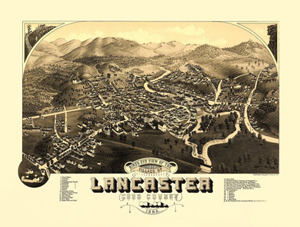 Picture of LANCASTER NEW HAMPSHIRE - BECK 1883