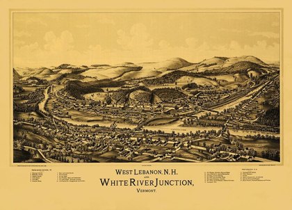 Picture of WEST LEBANON AND WHITE RIVER JUNCTION - NORRIS