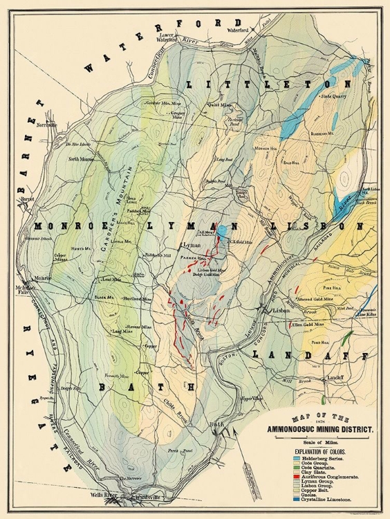 Picture of AMMONOOSUC MINING DISTRICT NEW HAMPSHIRE