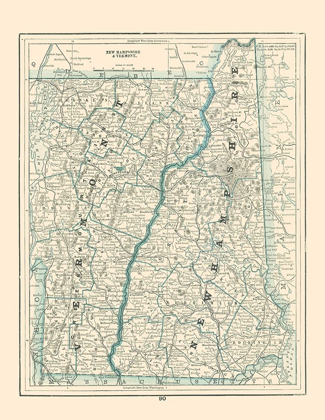 Picture of NEW HAMPSHIRE, VERMONT - RATHBUN 1893