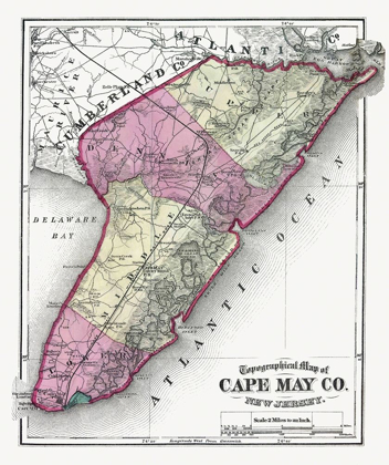 Picture of CAPE MAY NEW JERSEY - BEERS 1872