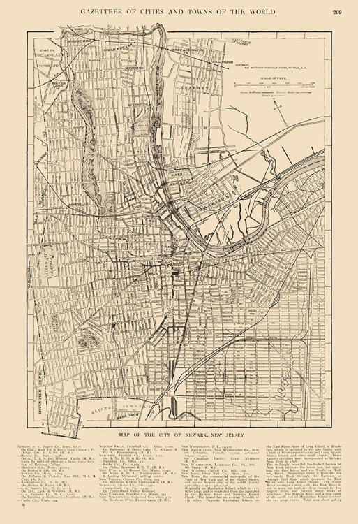 Picture of NEWARK  NEW JERSEY - REYNOLD 1921