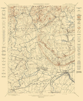 Picture of SOMERVILLE NEW JERSEY QUAD - USGS 1898