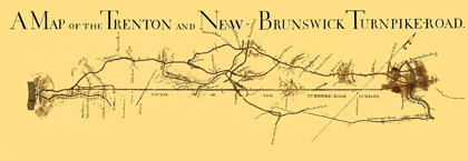 Picture of TRENTON AND NEW BRUNSWICK TURNPIKE - 1800