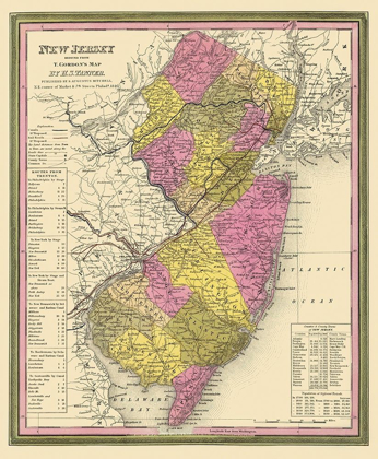 Picture of NEW JERSEY - MITCHELL 1846
