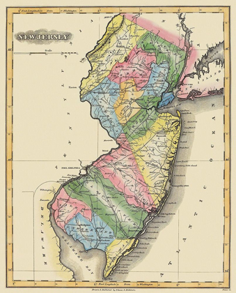 Picture of NEW JERSEY - LUCAS 1823