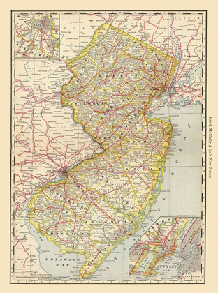 Picture of NEW JERSEY - RAND MCNALLY 1879