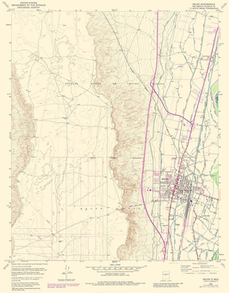 Picture of BELEN NEW MEXICO QUAD - USGS 1952