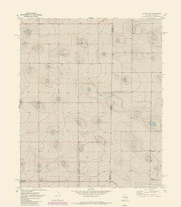 Picture of EAST CAUSEY NEW MEXICO QUAD - USGS 1970