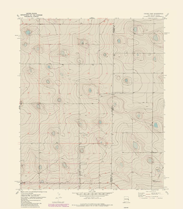 Picture of EAST CAUSEY NEW MEXICO QUAD - USGS 1970