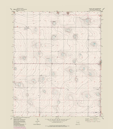 Picture of WEST CAUSEY NEW MEXICO QUAD - USGS 1972