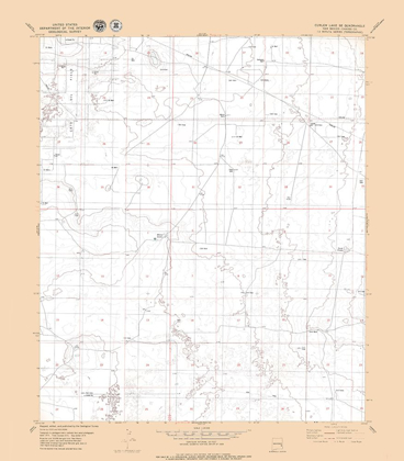 Picture of CURLEW LAKE NEW MEXICO QUAD - USGS 1979