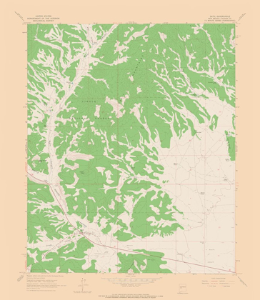 Picture of DATIL NEW MEXICO QUAD - USGS 1963